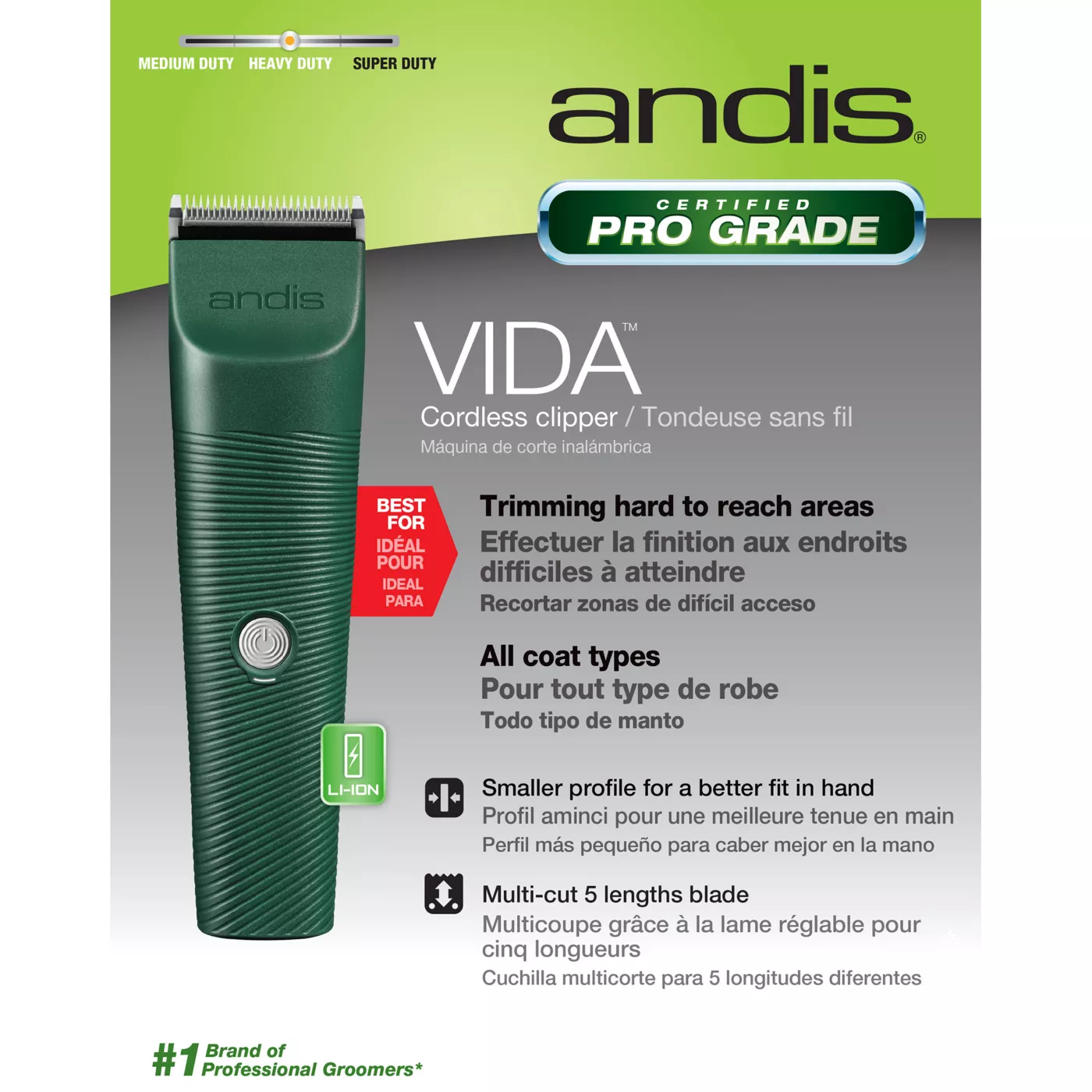 Andis Vida Adjustable Blade Clipper