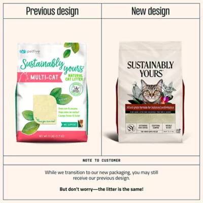 Product Sustainably Yours Cat Litter Mixed-Grain Formula 26 LB