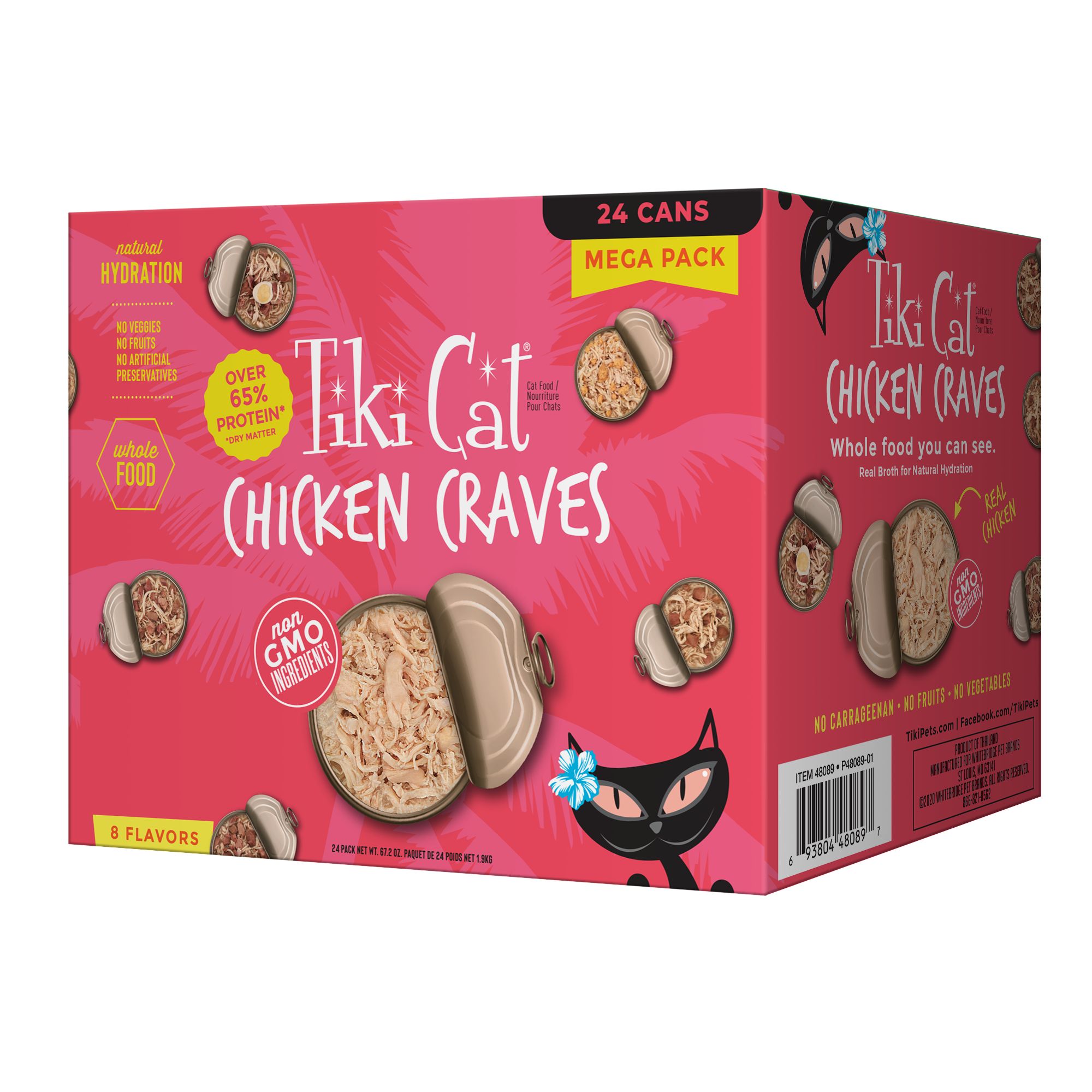 Tiki Cat Chicken Craves Cat Food Non GMO Natural Variety Pack