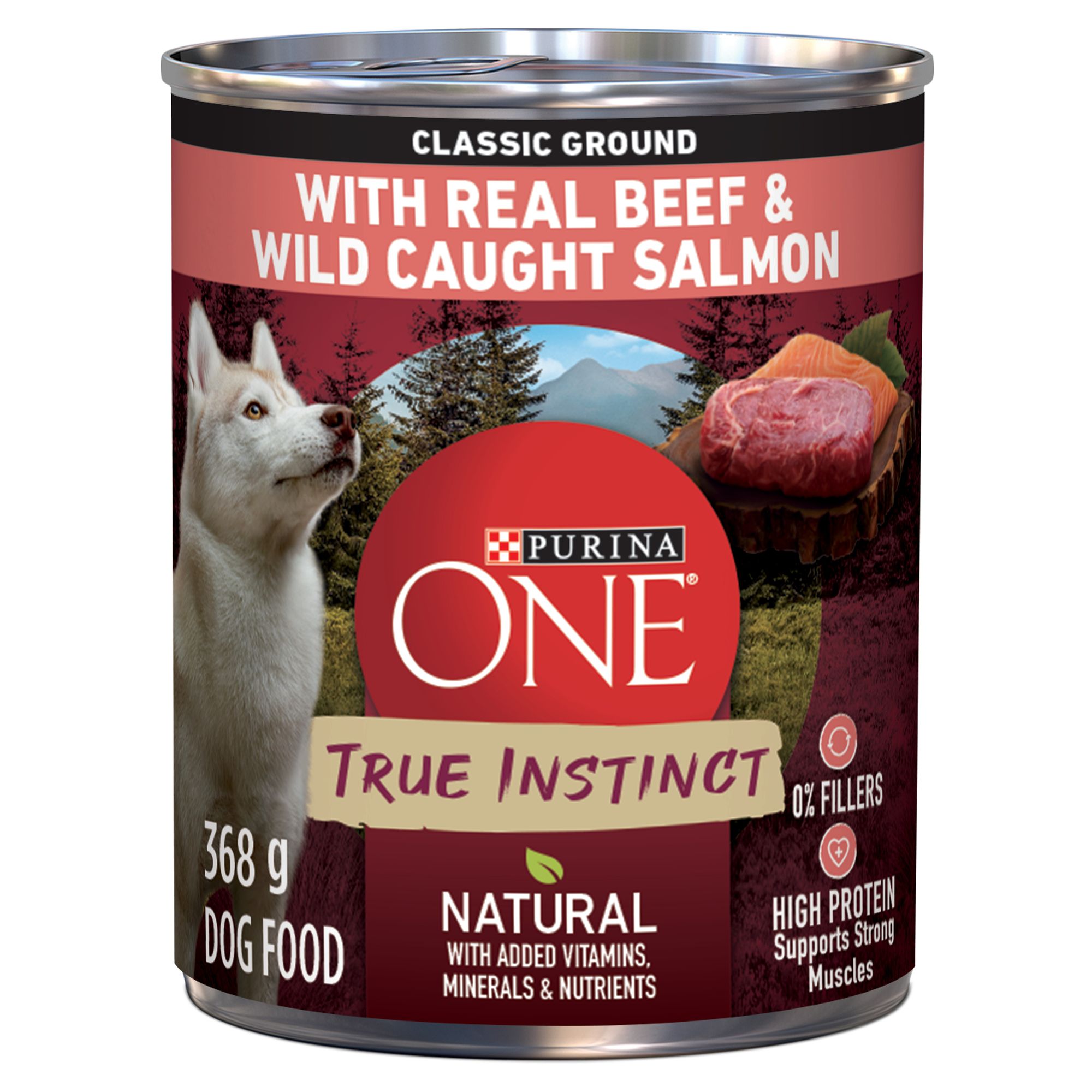 Purina one true instinct wet dog food hotsell