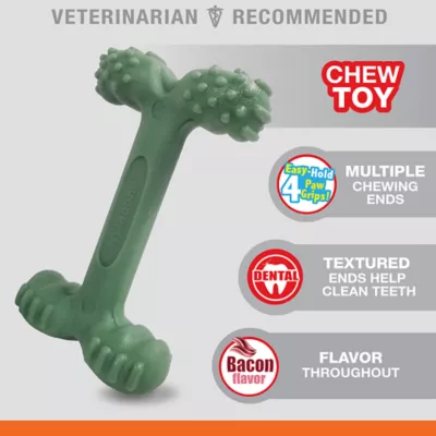 Product Nylabone® DuraChew® Power Chew Easy-Hold Dental Chew Dog Toy - Bacon Flavor