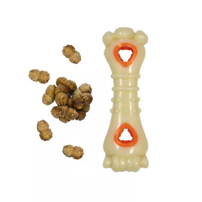 Product Nylabone® DuraChew® Power Chew Knuckle Bone & Pop-In Treat Combo Dog Toy - Chicken Flavor