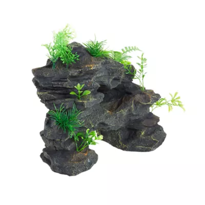 Product Top Fin® Grey Sunken Cave Aquarium Ornament