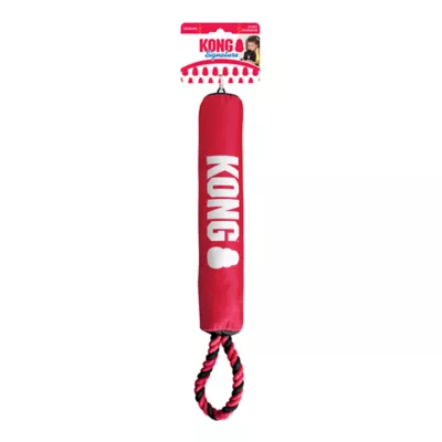 Product KONG® Signature Stick with Rope Dog Toy - Squeaker