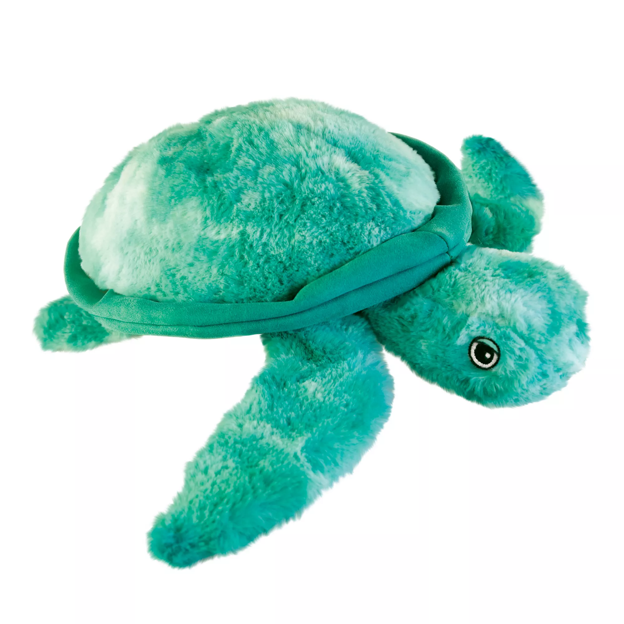 KONG® SoftSeas Turtle Dog Toy - Plush, Squeaker, Crinkle