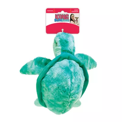 Product KONG® SoftSeas Turtle Dog Toy - Plush, Squeaker, Crinkle