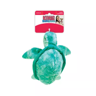 Product KONG® SoftSeas Turtle Dog Toy - Plush, Squeaker, Crinkle