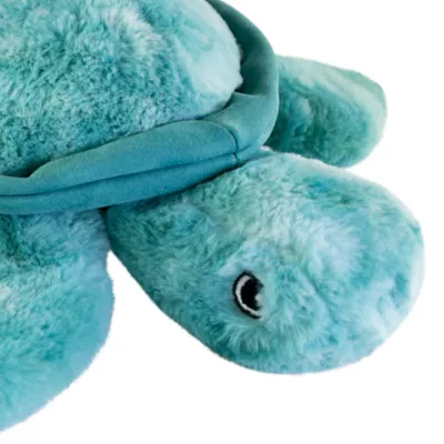 KONG® SoftSeas Turtle Plush Sqeuaker Crinkle Dog Toy - Image 5