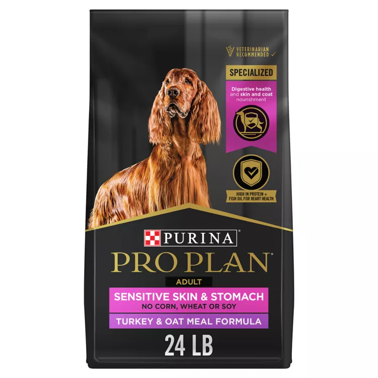 Purina Pro Plan Sensitive Skin & Stomach Adult Dry Dog Food - Turkey & Oat Meal