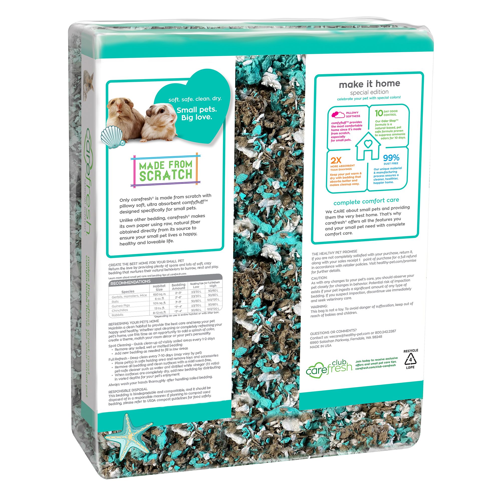 carefresh® Special Edition Small Pet Bedding - Seaside - thumbnail 2