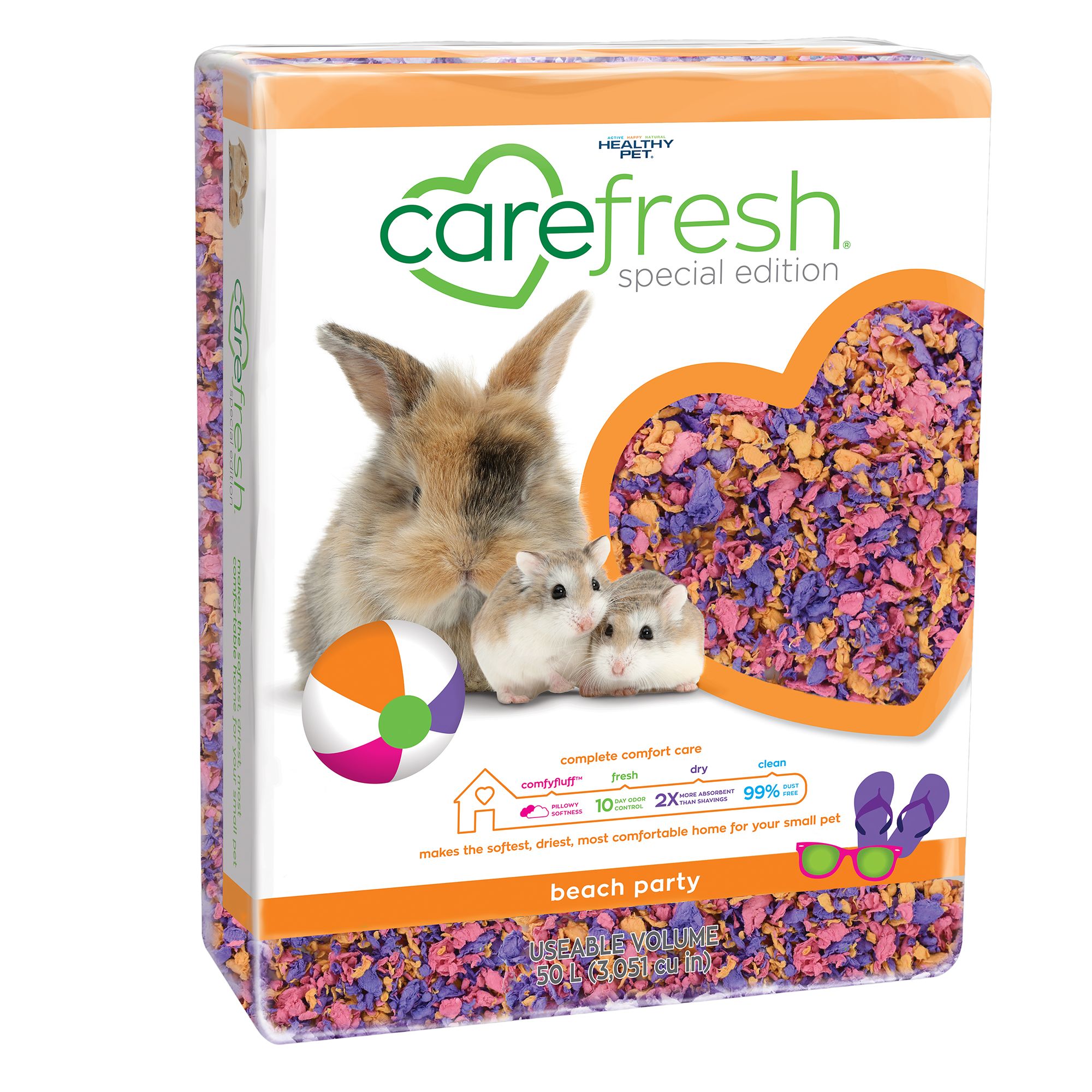 carefresh Special Edition Small Pet Bedding Beach Party small