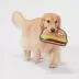 Joyhound® Rip Roarin' Tough Hamburger Dog Toy - Tough Plush image thumbnail 3