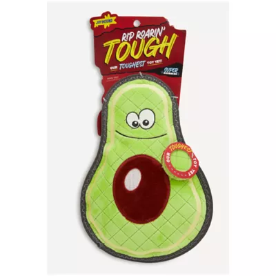 Product Joyhound Rip Roarin' Tough Avocado Dog Toy - Tough Plush