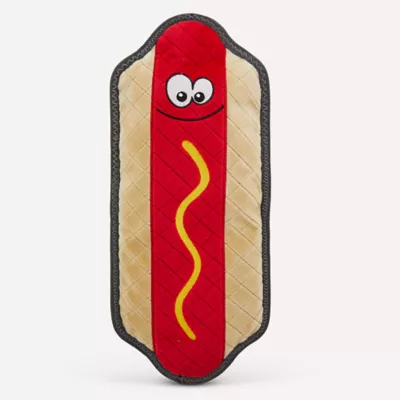 Product Joyhound Rip Roarin' Tough Hot Dog Dog Toy - Tough Plush