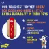 Joyhound® Rip Roarin' Tough Hot Dog Dog Toy - Tough Plush image thumbnail 2