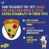 Joyhound® Rip Roarin' Tough Pizza Dog Toy - Tough Plush image thumbnail 2
