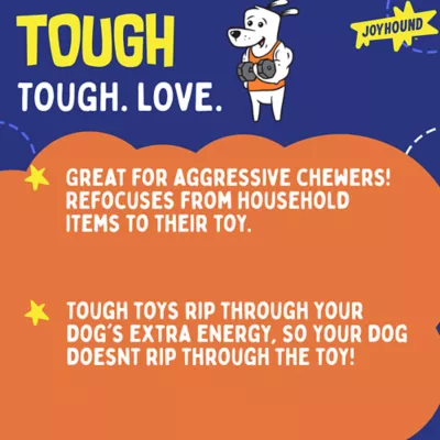 Product Joyhound Rip Roarin' Tough Pizza Dog Toy - Tough Plush