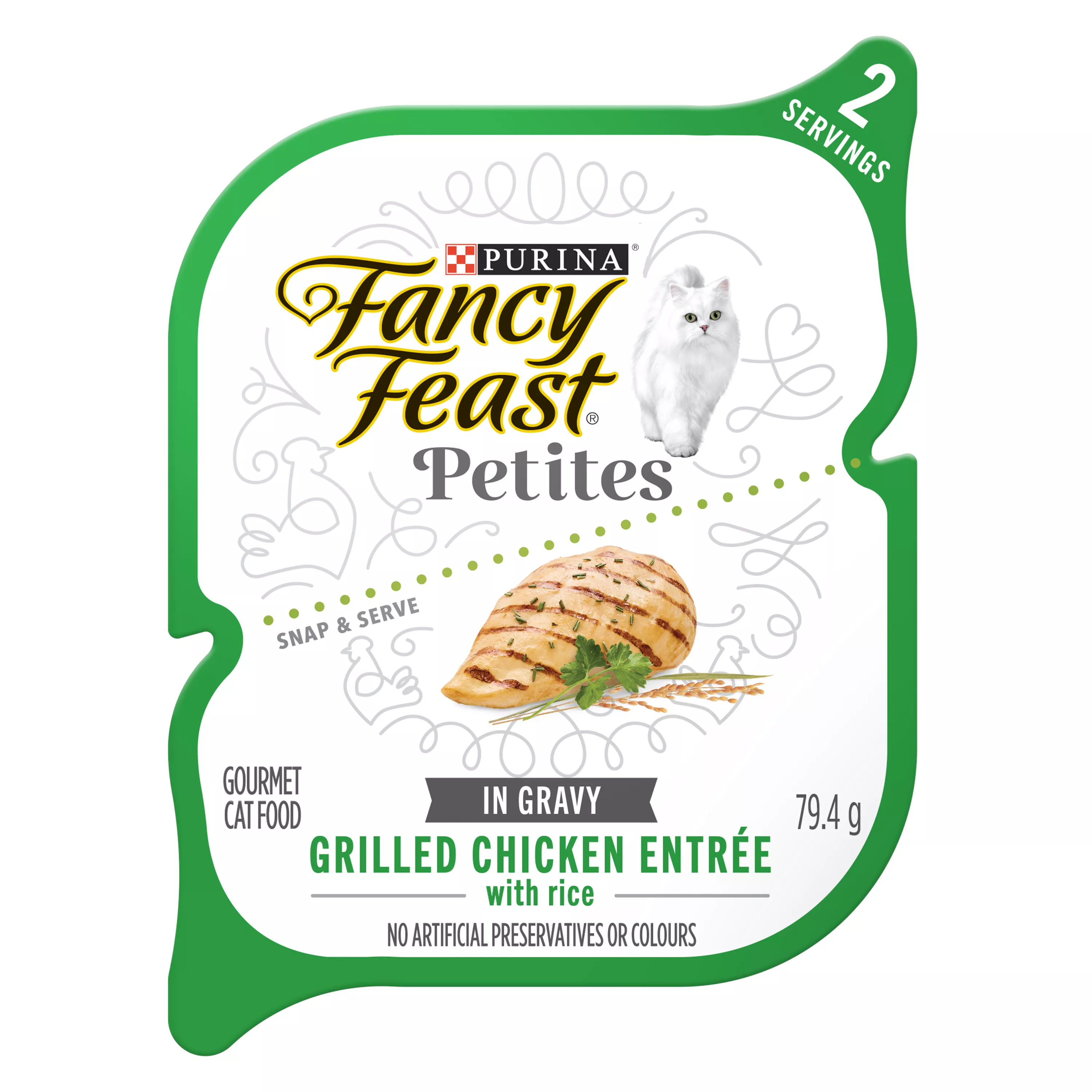 Fancy Feast® Petites Grilled Wet Cat Food - Chicken with Rice