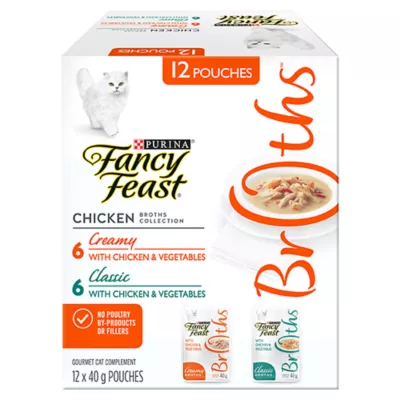 Fancy Feast® Classic Broths Wet Cat Complement Variety Pack - Image 1