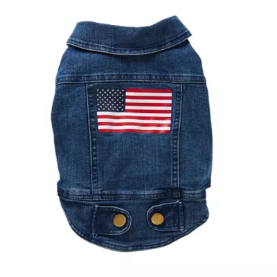 Product Top Paw® Americana Flag Jean Jacket