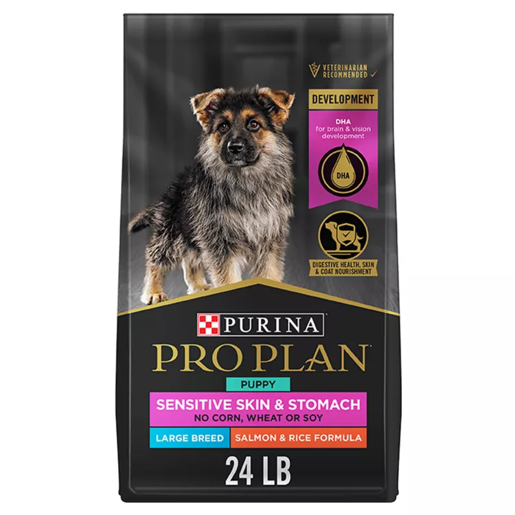 Purina Pro Plan Development Sensitive Skin & Stomach Large Breed Puppy Dry Dog Food - Salmon & Rice