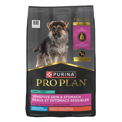 Purina Pro Plan Development Sensitive Skin Stomach Large Breed Puppy Dry Dog Food Salmon Rice