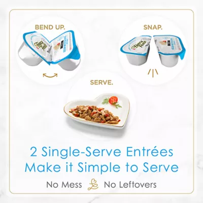 Fancy Feast Wet Cat Food Petites in Gravy, 79.4 g Split Cup Tray - Image 2