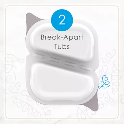 Fancy Feast Wet Cat Food Petites in Gravy, 79.4 g Split Cup Tray - Image 6