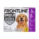 Product Frontline Shield Extra Strength Flea & Tick Spot Treatment for Dogs, 41-80lbs, 1 Month, Waterproof