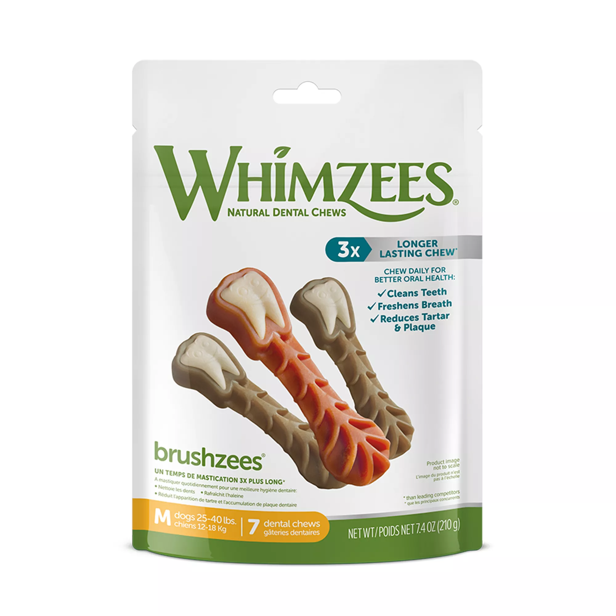 WHIMZEES Daily Dental Dog Treats - Grain Free