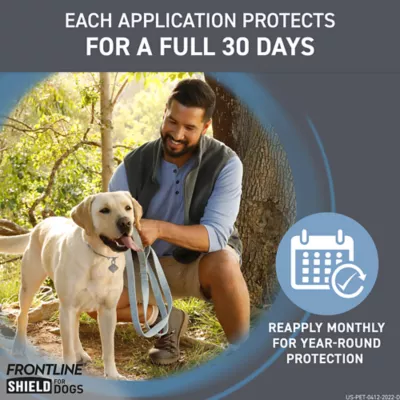 Product Frontline Shield Extra Strength Flea & Tick Spot Treatment for Dogs 21-40 Lbs
