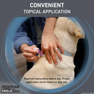 Product Frontline Shield Extra Strength Flea & Tick Spot Treatment for Dogs 21-40 Lbs