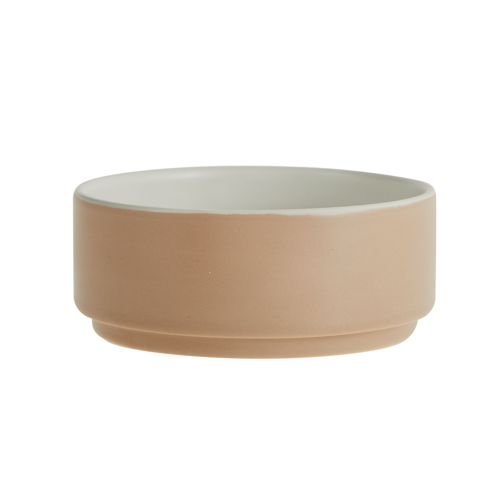 Top Paw® Tan with Interior 3D Pattern Ceramic Dog Bowl dog Food