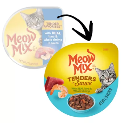 Product Meow Mix Tender Favorites Wet Cat Food All Ages - Tuna, Shrimp