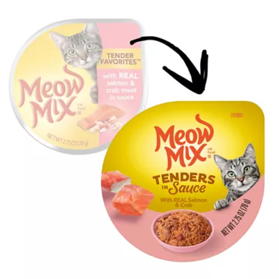 Product Meow Mix Tender Favorites Wet Cat Food All Ages - Salmon, Crab