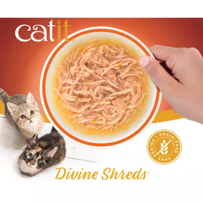 Product Catit Divine Shreds Cat Food Topper - Tuna with Chicken & Wakame