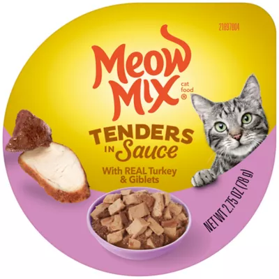 Product Meow Mix Tender Favorites Wet Cat Food All Ages - Turkey, Giblets