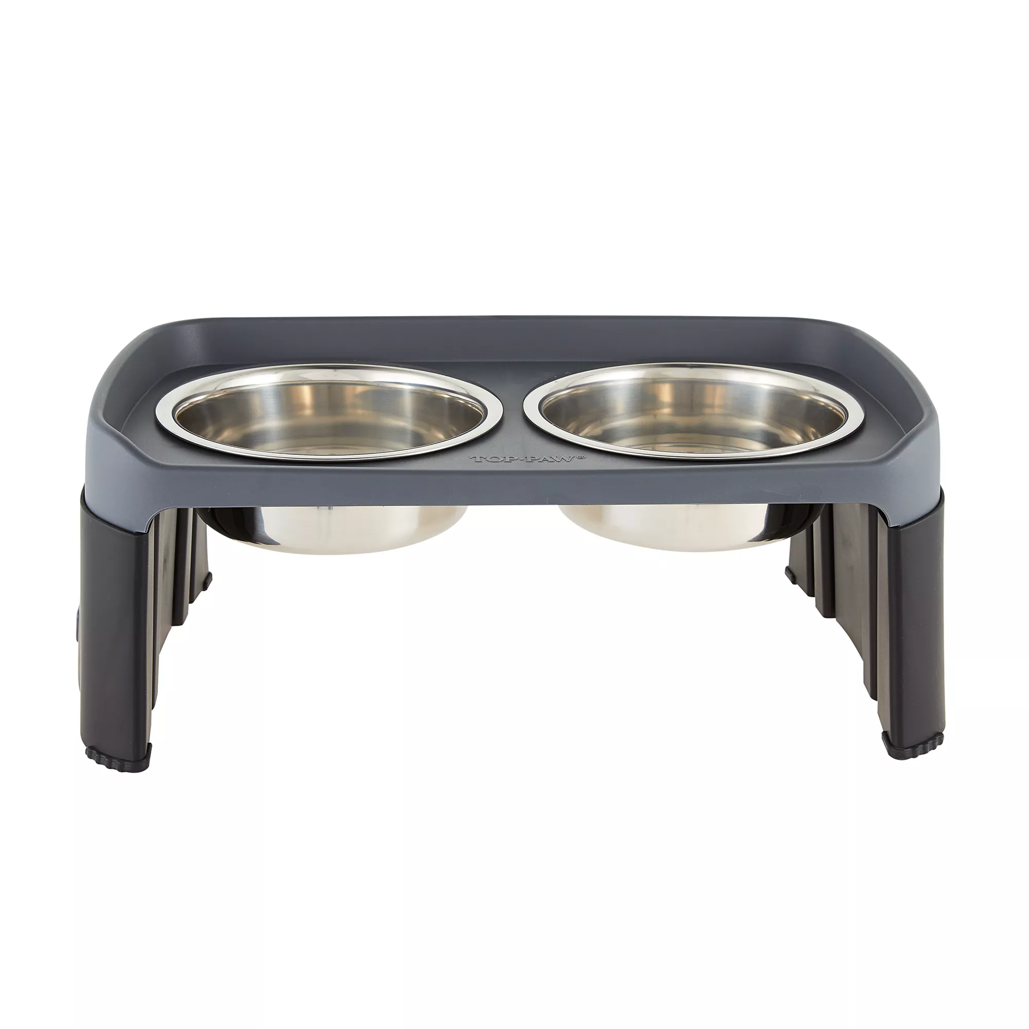 Top Paw® Adjustable Elevated Double Diner Pet Feeder