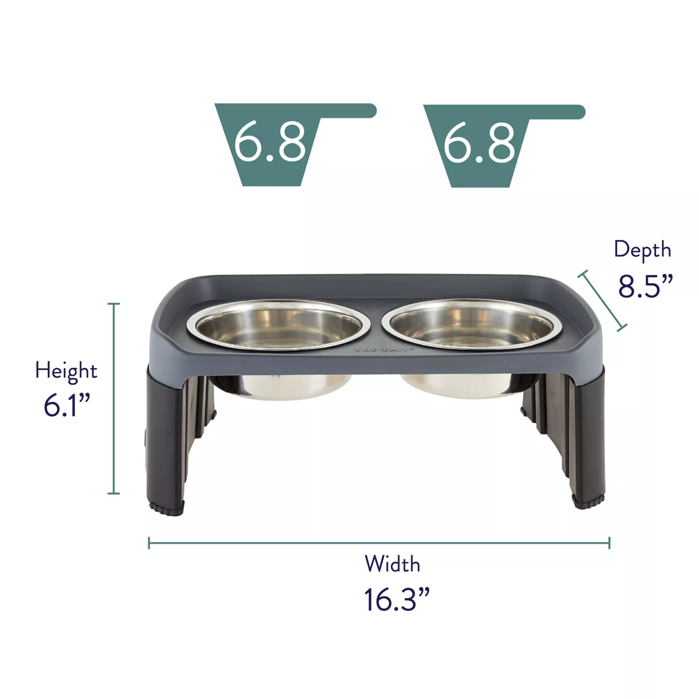 Adjustable dog feeder stand hotsell