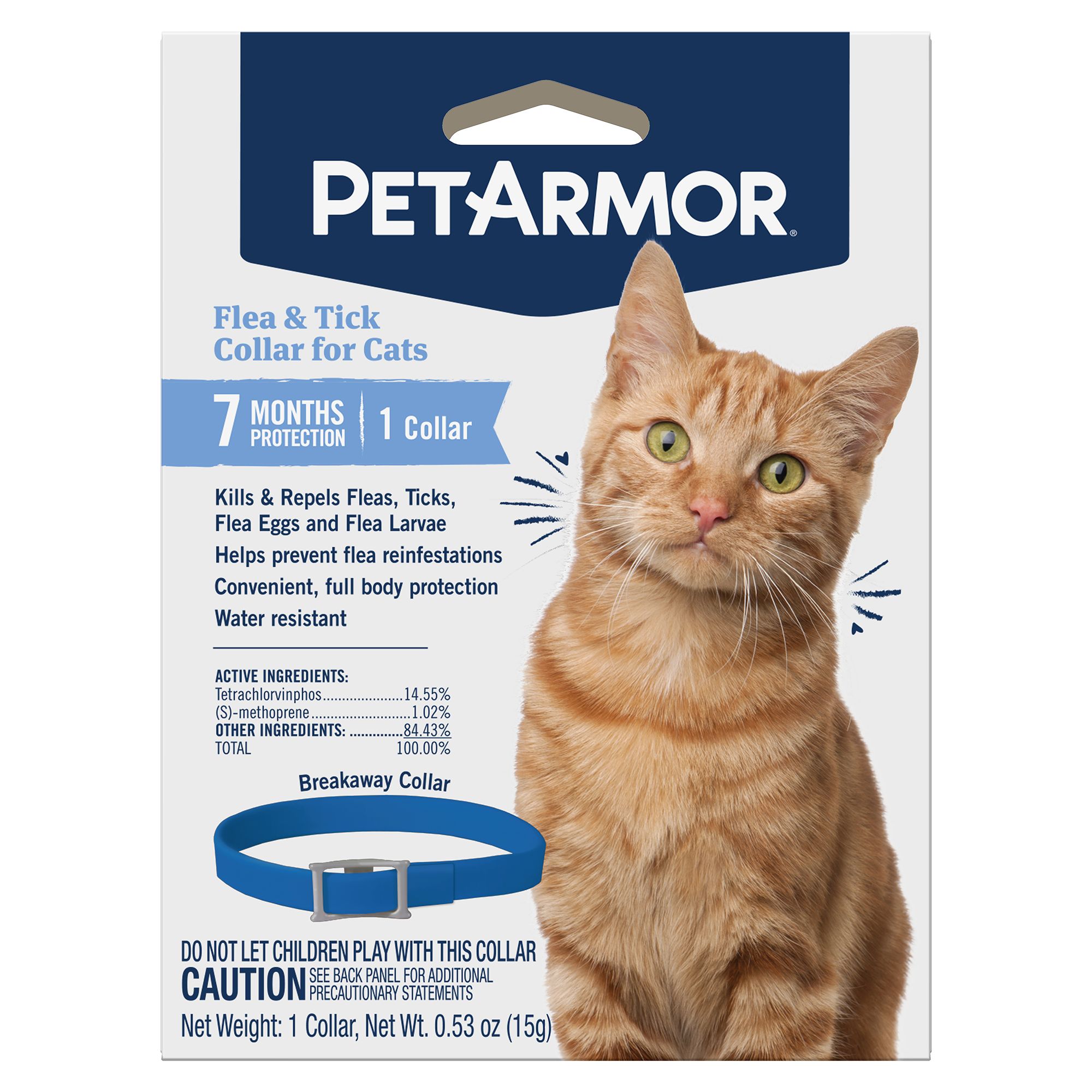 Cat Kitten Flea Collar RED Velvet Safety Collar 4 Months Protection Permethrin