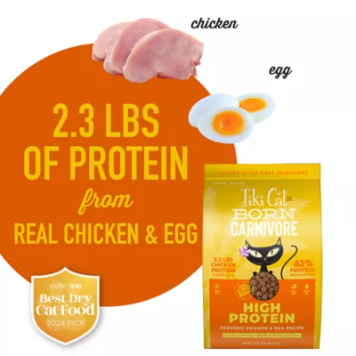 Product Tiki Cat® Born Carnivore® High Protein Cat & Kitten Food - Non-GMO, Chicken & Egg