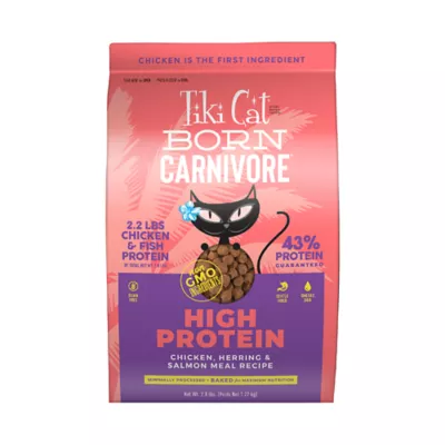 Product Tiki Cat® Born Carnivore® High Protein for Cats & Kittens Food - Chicken & Herring & Salmon, Non-GMO