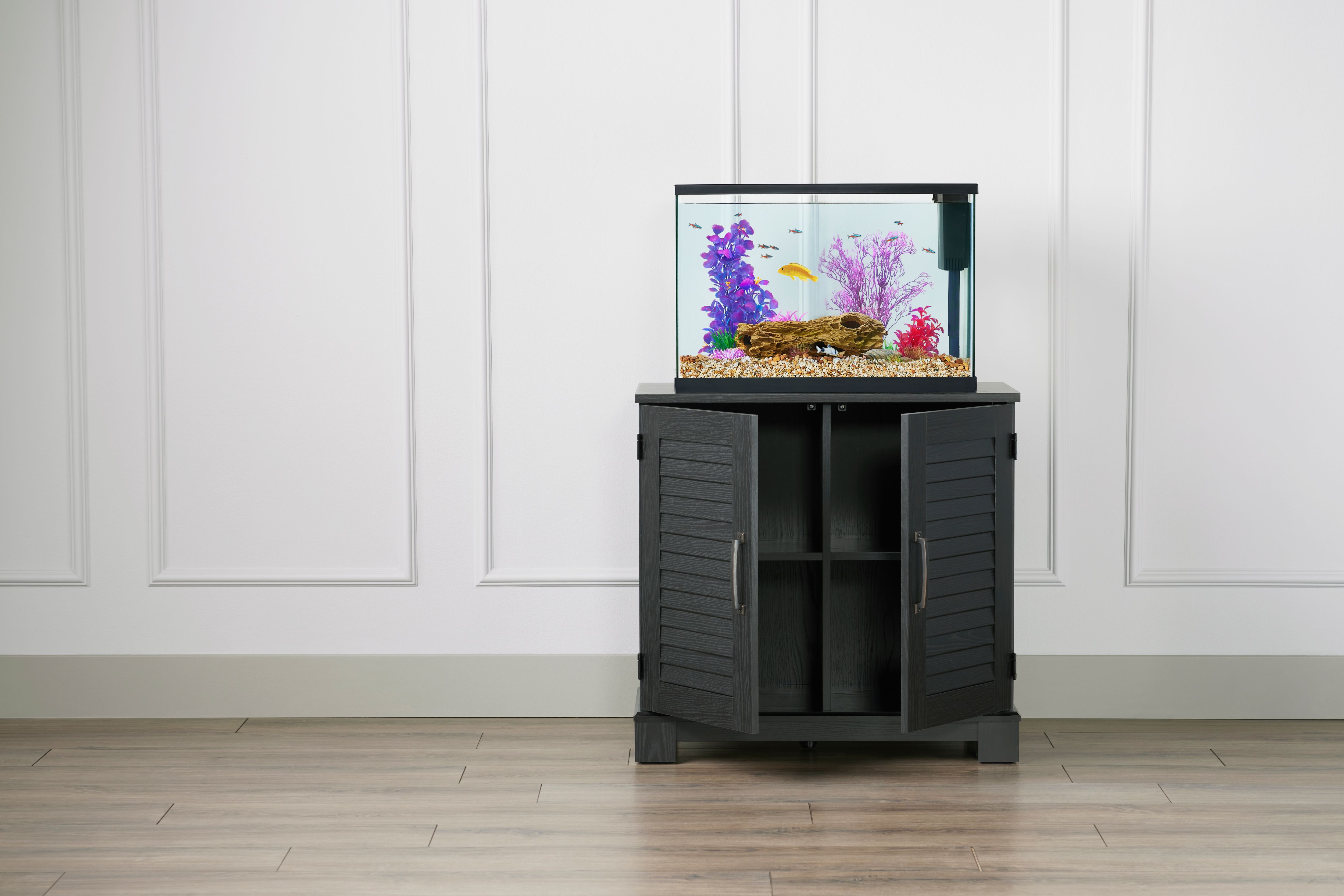 Top Fin Aquarium Stand Black