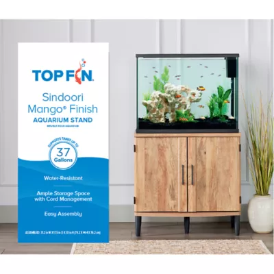 Top Fin® Bowfront Aquarium Stand - 36 Gallon - Image 7