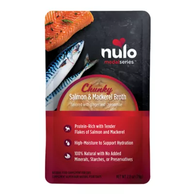 Nulo MedalSeries Chunky Broths Wet Cat Food Topper - 2.8 Oz. - Image 1