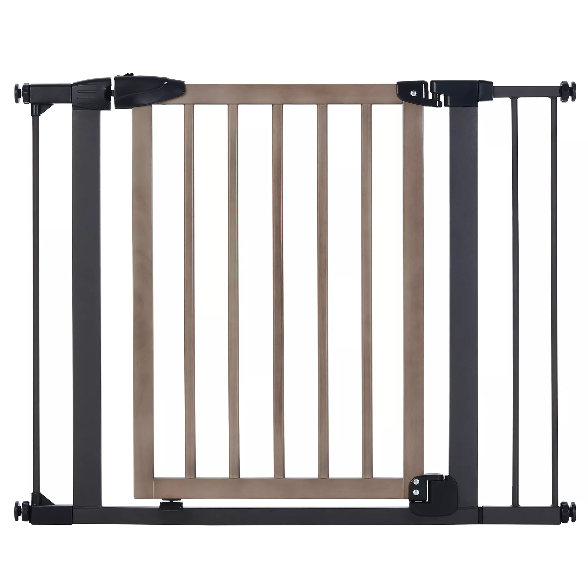 Top Paw Washed Wood Walk-Through Pet Gate