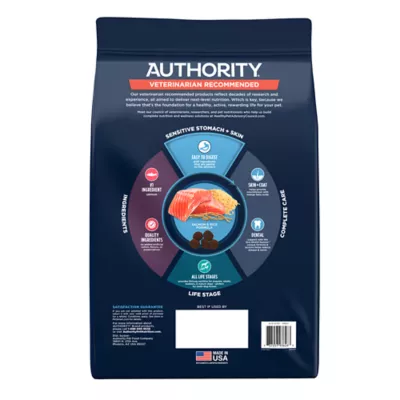 Authority® Sensitive Stomach & Skin All Life Stages Dry Dog Food - Salmon & Rice - Image 8