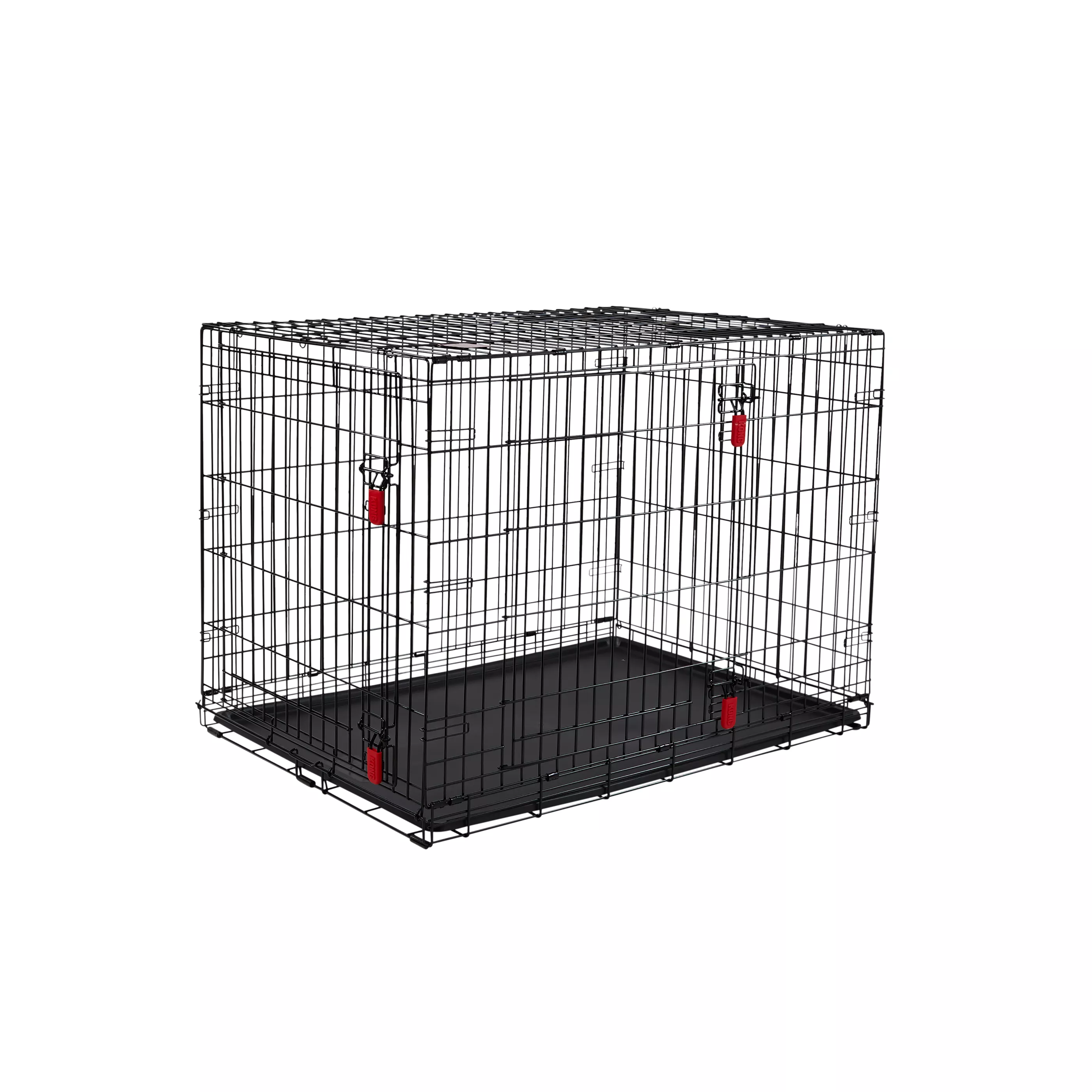 48in KONG® Ultra-Strong Double Door Wire Dog Crate with Divider Panel