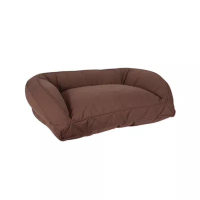 Product Carolina Pet Company Quilted Microfiber Bolster Dog Bed - Chocolate