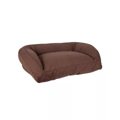 Product Carolina Pet Company Quilted Microfiber Bolster Dog Bed - Chocolate